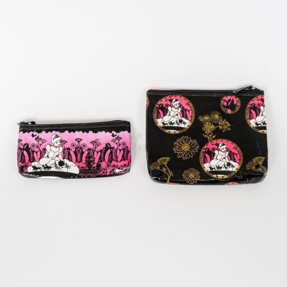 NWOT 2 pc Disney cinderella make up bag set - Picture 1 of 4